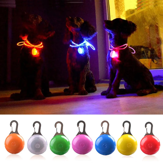 LED Flashlight Pet Collar for Night Safety