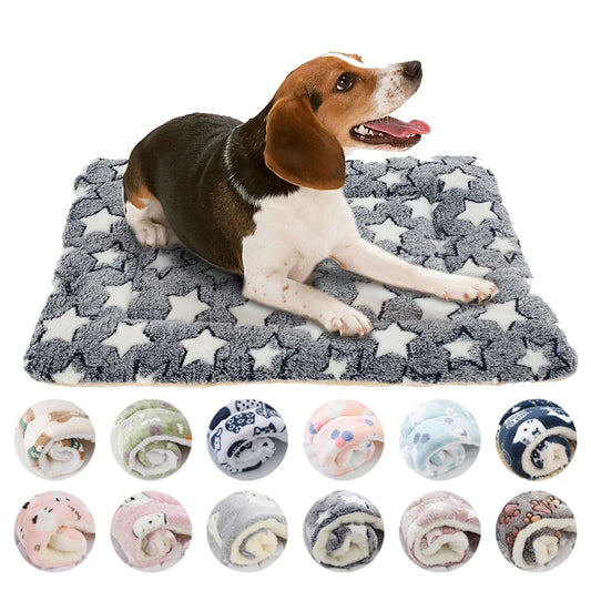 Flannel Pet Sleeping Mat & Bed