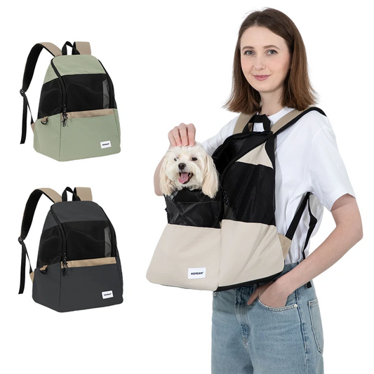 Lightweight Canvas Pet Travel Backpack