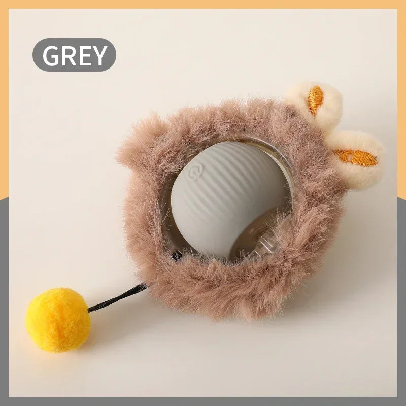 Automatic Rolling Cat Ball with Faux Tail