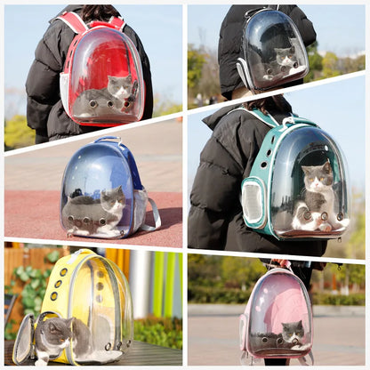 Breathable Transparent Space Capsule Pet Backpack