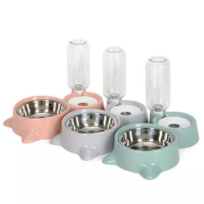 Automatic Pet Food & Water Feeder