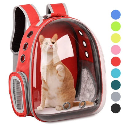 Breathable Transparent Space Capsule Pet Backpack