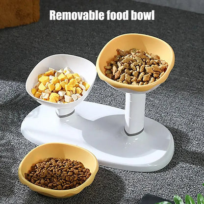 Adjustable Double Pet Feeding Bowl