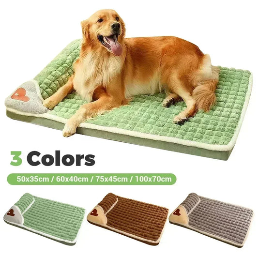 "Winter Fluffy Pet Cushion Bed"