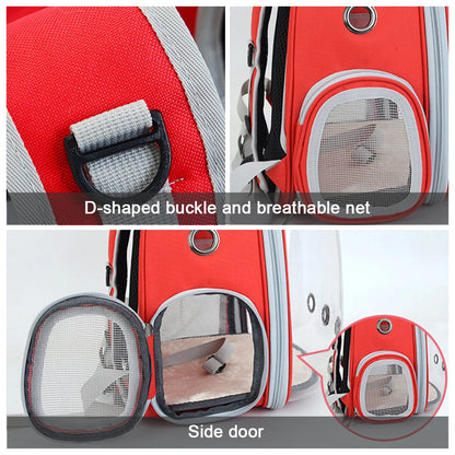 Breathable Transparent Space Capsule Pet Backpack