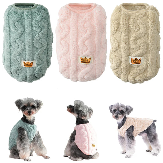 Soft Fleece Dog Sweater Vest