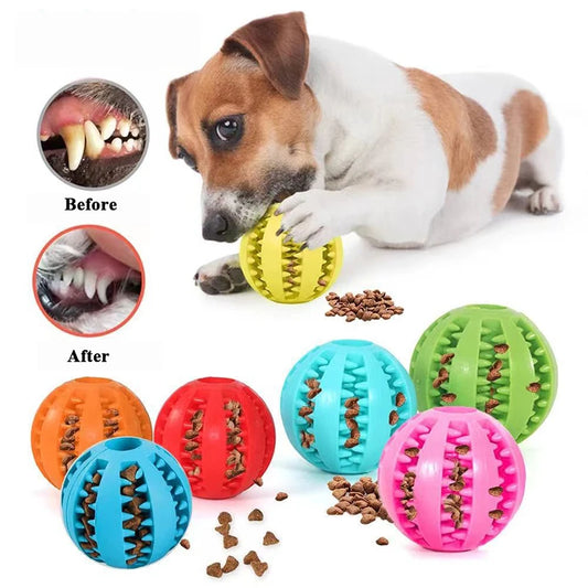 Interactive Rubber Pet Chew Toy Ball