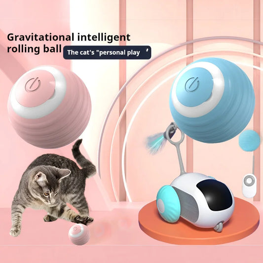 Smart Interactive Rolling Cat Toy Ball