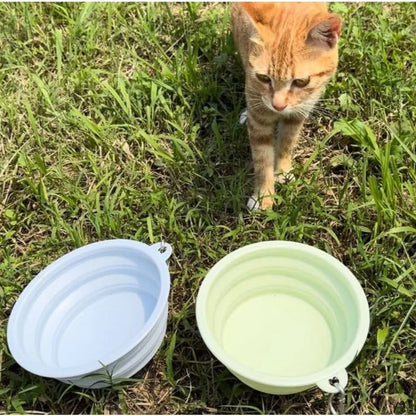 Collapsible Silicone Pet Travel Bowls