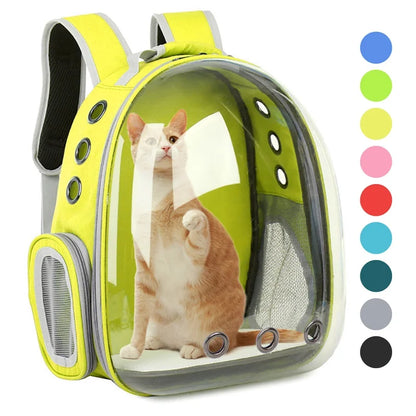 Breathable Transparent Space Capsule Pet Backpack