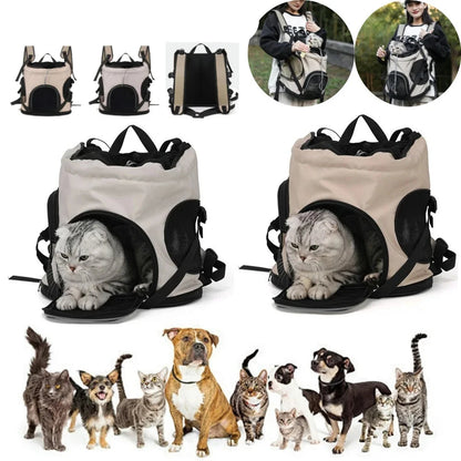 Portable Breathable Mesh Pet Carrier Bag