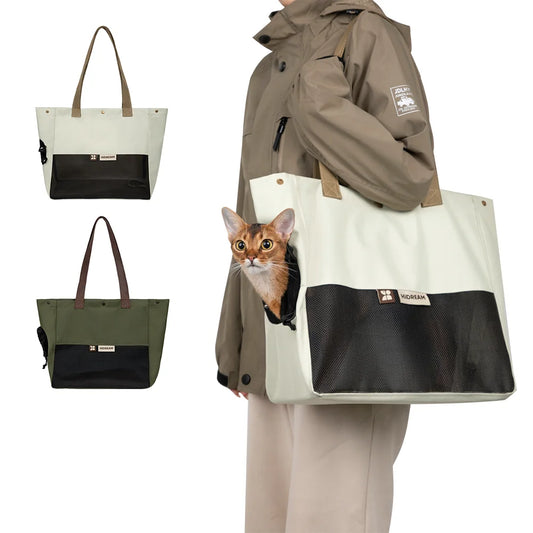 One Shoulder Canvas Pet Carrier Bag