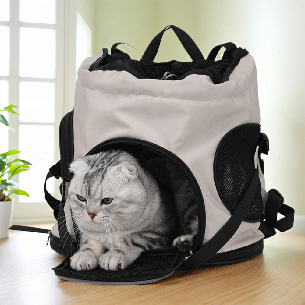 Portable Breathable Mesh Pet Carrier Bag