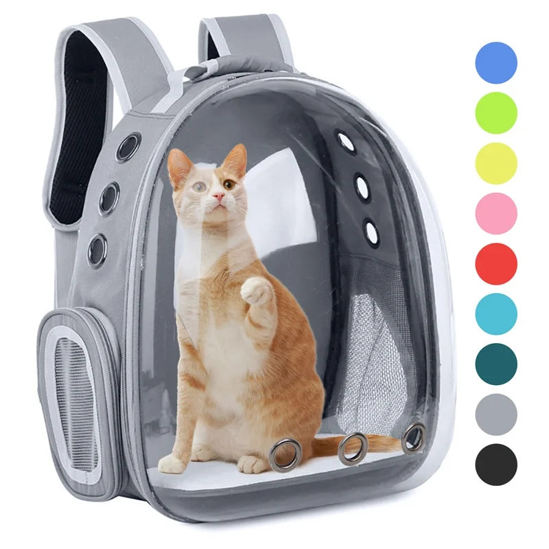 Breathable Transparent Space Capsule Pet Backpack