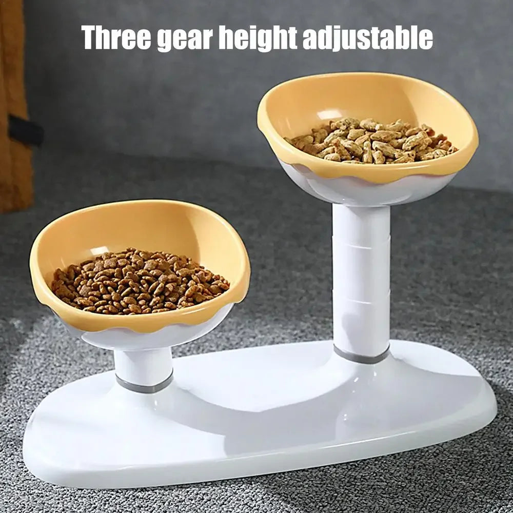 Adjustable Double Pet Feeding Bowl