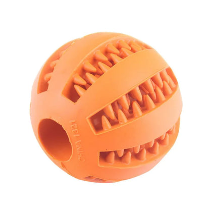 Interactive Rubber Dog Chew Ball