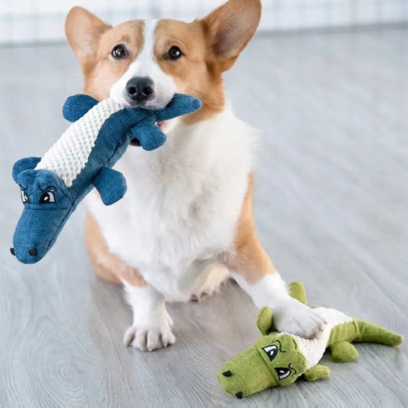 Interactive Cartoon Animal Chew Toys