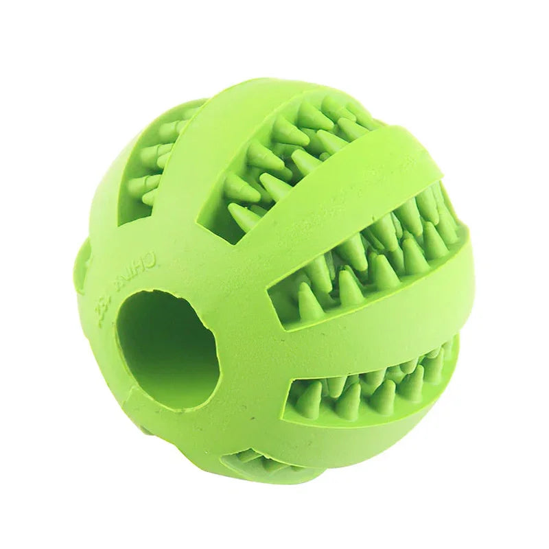 Interactive Rubber Dog Chew Ball