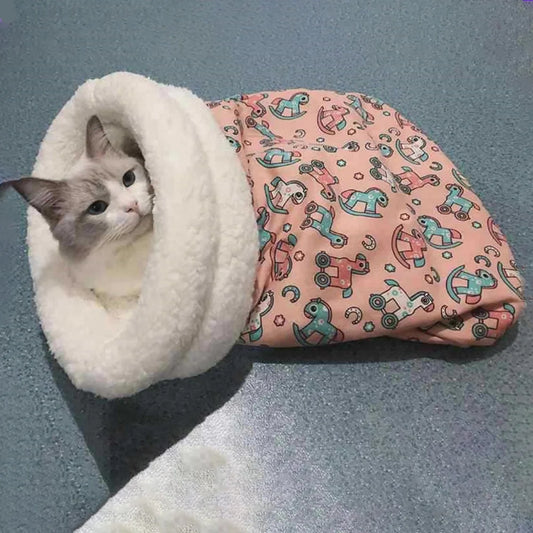 Cozy Paws Cat Sleeping Bag