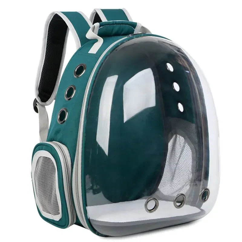 Transparent Space Capsule Pet Backpack