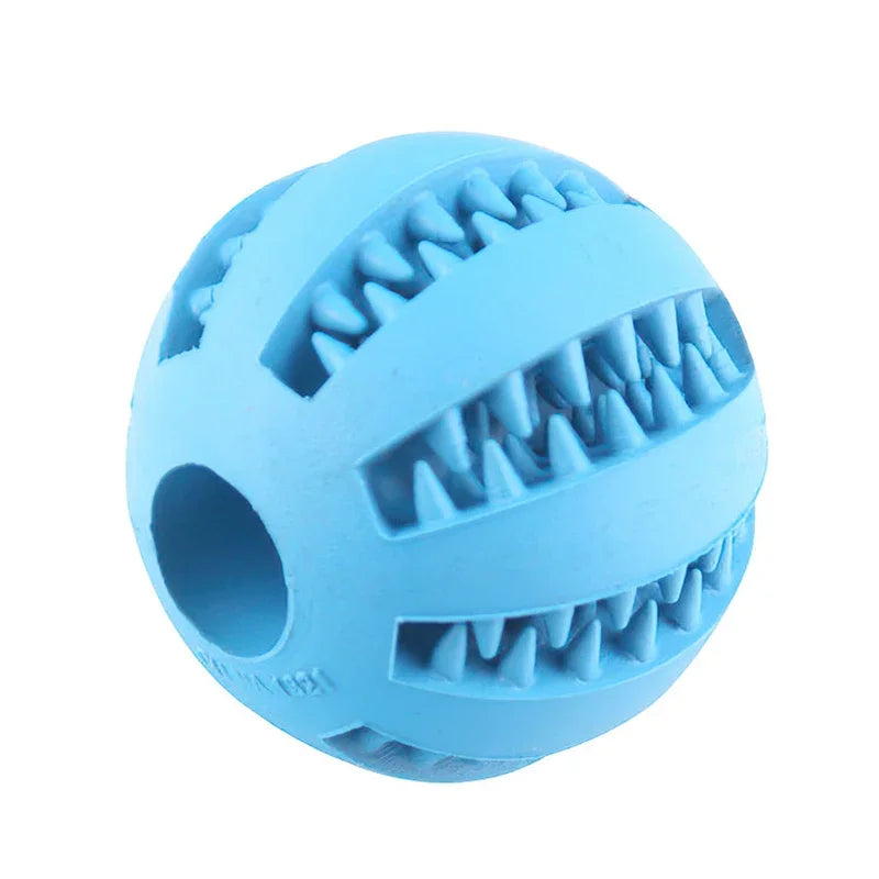 Interactive Rubber Dog Chew Ball