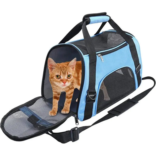 Foldable Breathable Pet Travel Handbag