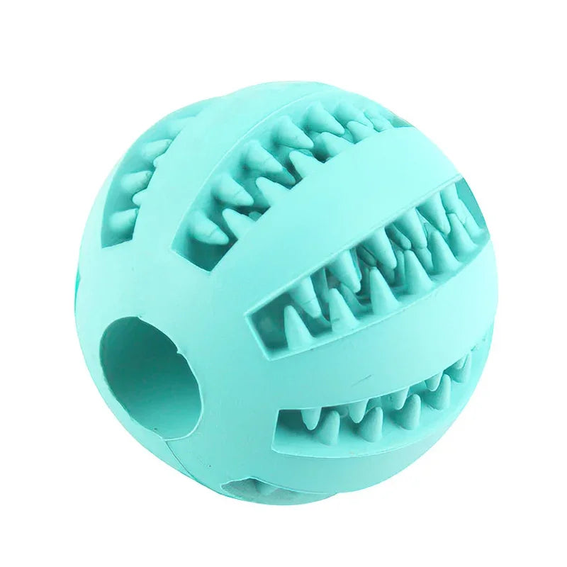 Interactive Rubber Dog Chew Ball