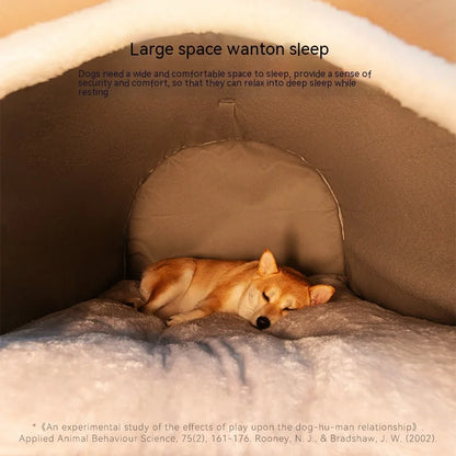 Big Winter Dog Nest Removable Bed