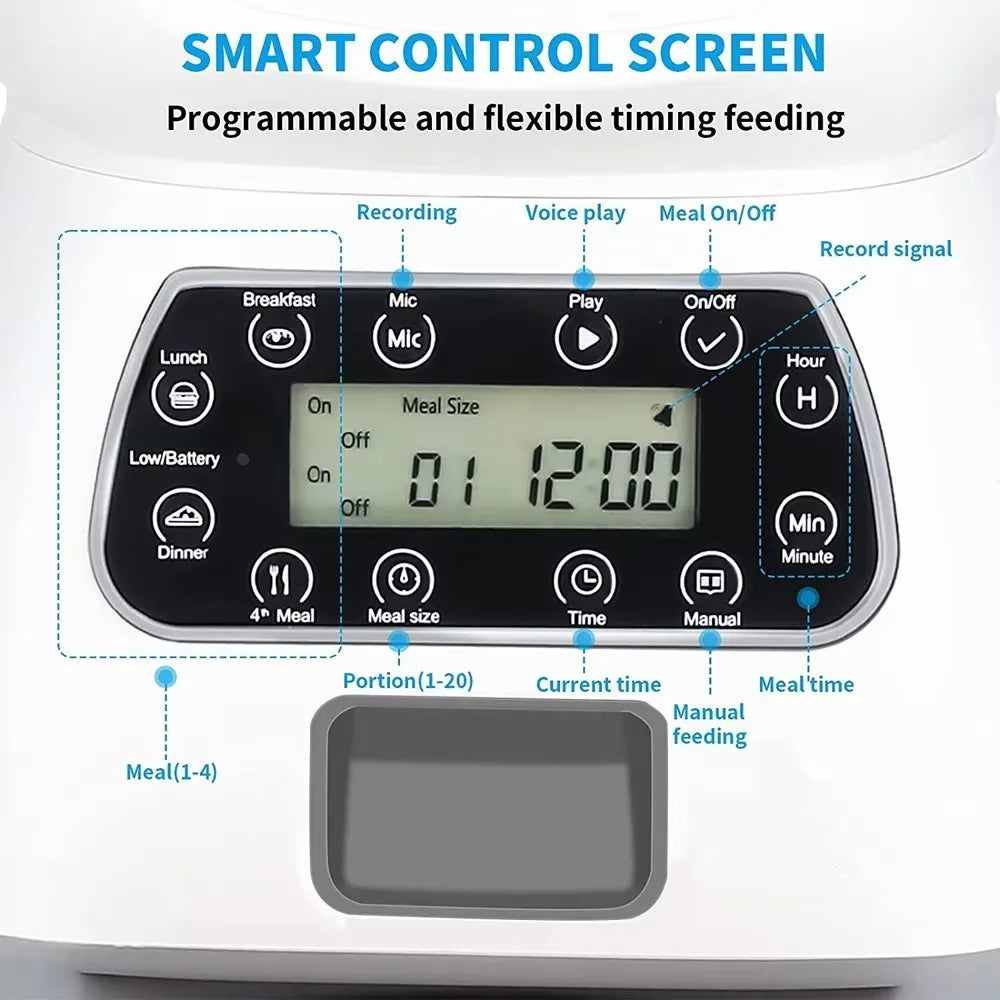 3.5L WiFi Automatic Pet Feeder