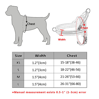 Warm Adjustable Dog Harness Vest