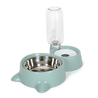 Automatic Pet Food & Water Feeder