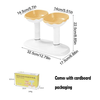 Adjustable Double Pet Feeding Bowl