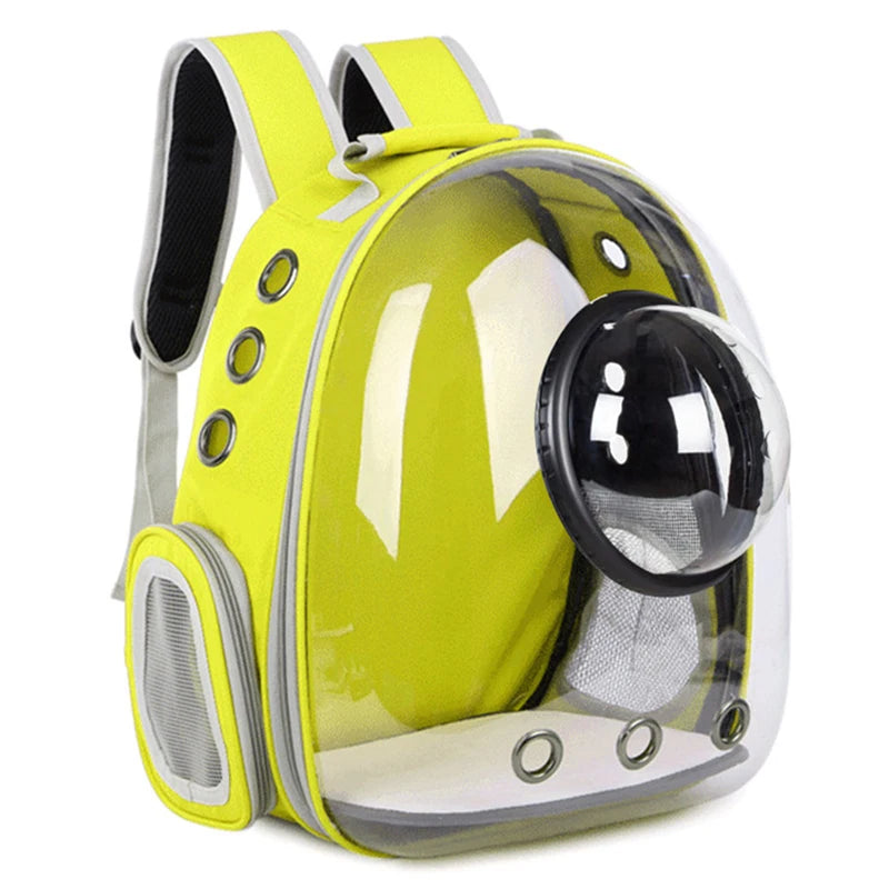 Breathable Transparent Space Capsule Pet Backpack