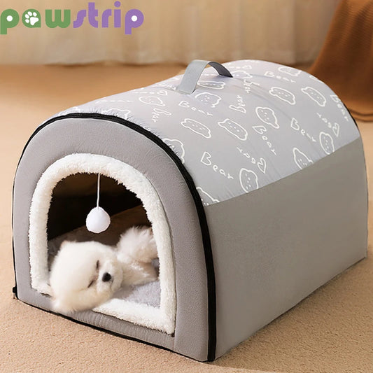 Warm Detachable Dog House Bed