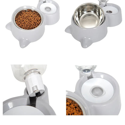 Automatic Pet Food & Water Feeder