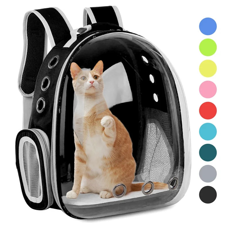 Breathable Transparent Space Capsule Pet Backpack