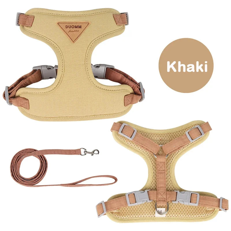 Breathable Puppy Harness & Leash Set