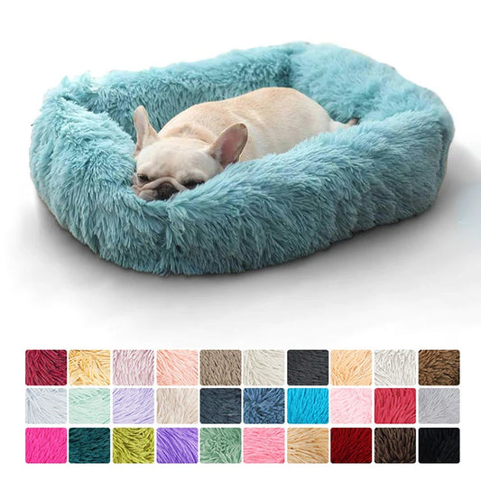 Rectangle Plush Dog Bed Winter Mat