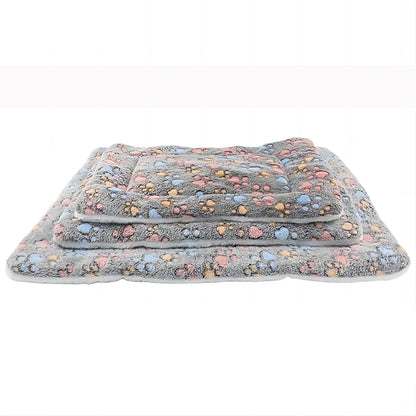 "Thickened Flannel Pet Bed Mat"