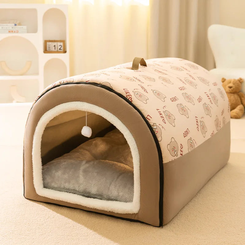 Big Winter Dog Nest Removable Bed